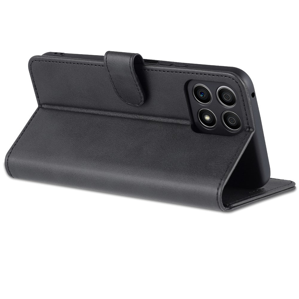 AZNS PU Leather Wallet Stand Anti-fall Shockproof Protective Phone Case Cover for Honor X30i