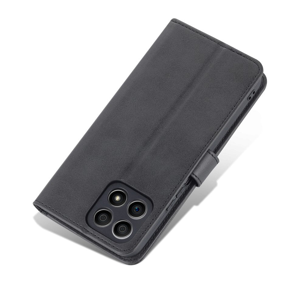 AZNS PU Leather Wallet Stand Anti-fall Shockproof Protective Phone Case Cover for Honor X30i