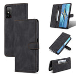 AZNS All-round Protection PU Leather Wallet Stand Shockproof Phone Case Cover for Honor X30 Max