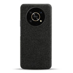 For Honor X30 / X9 5G / Magic4 Lite 5G Solid Color Cloth Coated Phone Case Incomplete Covering Hard PC Protective Cover