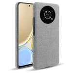 For Honor X30 / X9 5G / Magic4 Lite 5G Solid Color Cloth Coated Phone Case Incomplete Covering Hard PC Protective Cover