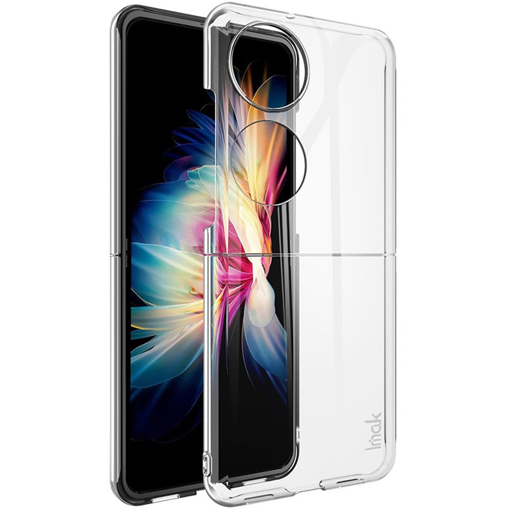 IMAK Crystal Case II Pro för eller Huawei P50 Pocket / Pocket S reptåligt hårt PC-fodral skyddande mobilskal