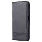 AZNS For Honor X30 / X9 5G / Magic4 Lite 5G Magnetic Auto-absorbed Textured PU Leather Wallet Stand Protective Phone Case Cover