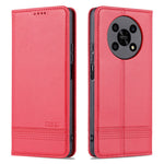AZNS For Honor X30 / X9 5G / Magic4 Lite 5G Magnetic Auto-absorbed Textured PU Leather Wallet Stand Protective Phone Case Cover