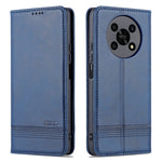 AZNS For Honor X30 / X9 5G / Magic4 Lite 5G Magnetic Auto-absorbed Textured PU Leather Wallet Stand Protective Phone Case Cover