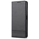 AZNS For Honor Play 30 Plus Textured Leather Phone Case Magnetic Auto-absorbed Cover with Wallet Stand