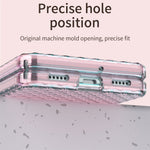 Huawei P50 Pocket / Pocket S Lasereffekt Transparent Hårt PC Vikbart mobilskal med Gångjärnsdesign