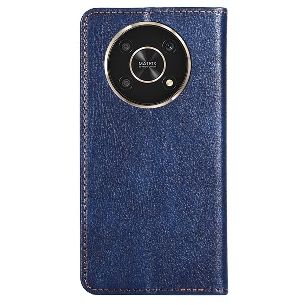 For Honor X30 / X9 5G / Magic4 Lite 5G Auto Magnetic Closed Anti-scratch Anti-fall Cover PU Leather + TPU Well-protected Wallet Stand Phone Shell Case