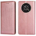 For Honor X30 / X9 5G / Magic4 Lite 5G Auto Magnetic Closed Anti-scratch Anti-fall Cover PU Leather + TPU Well-protected Wallet Stand Phone Shell Case