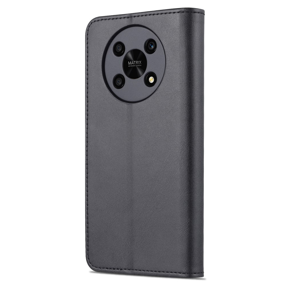 AZNS PU Leather Phone Case for Honor X30 / X9 5G / Magic4 Lite 5G Supporting Stand Anti-dust Shockproof Phone Cover Wallet