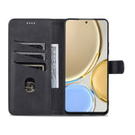 AZNS PU Leather Phone Case for Honor X30 / X9 5G / Magic4 Lite 5G Supporting Stand Anti-dust Shockproof Phone Cover Wallet
