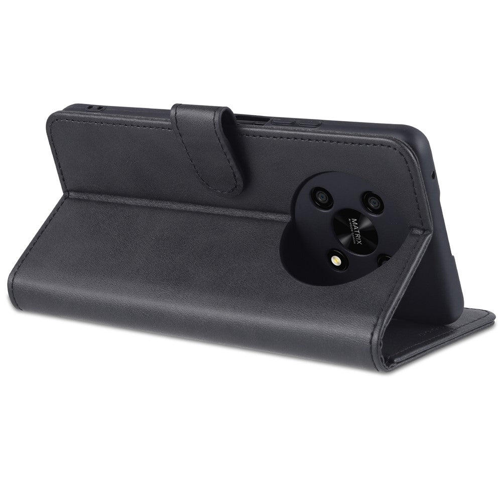 AZNS PU Leather Phone Case for Honor X30 / X9 5G / Magic4 Lite 5G Supporting Stand Anti-dust Shockproof Phone Cover Wallet