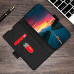 Drop-proof Side Magnetic Clasp Stand Case for Huawei nova 9 SE 4G Ultra-thin PU Leather Phone Cover with Card Holder