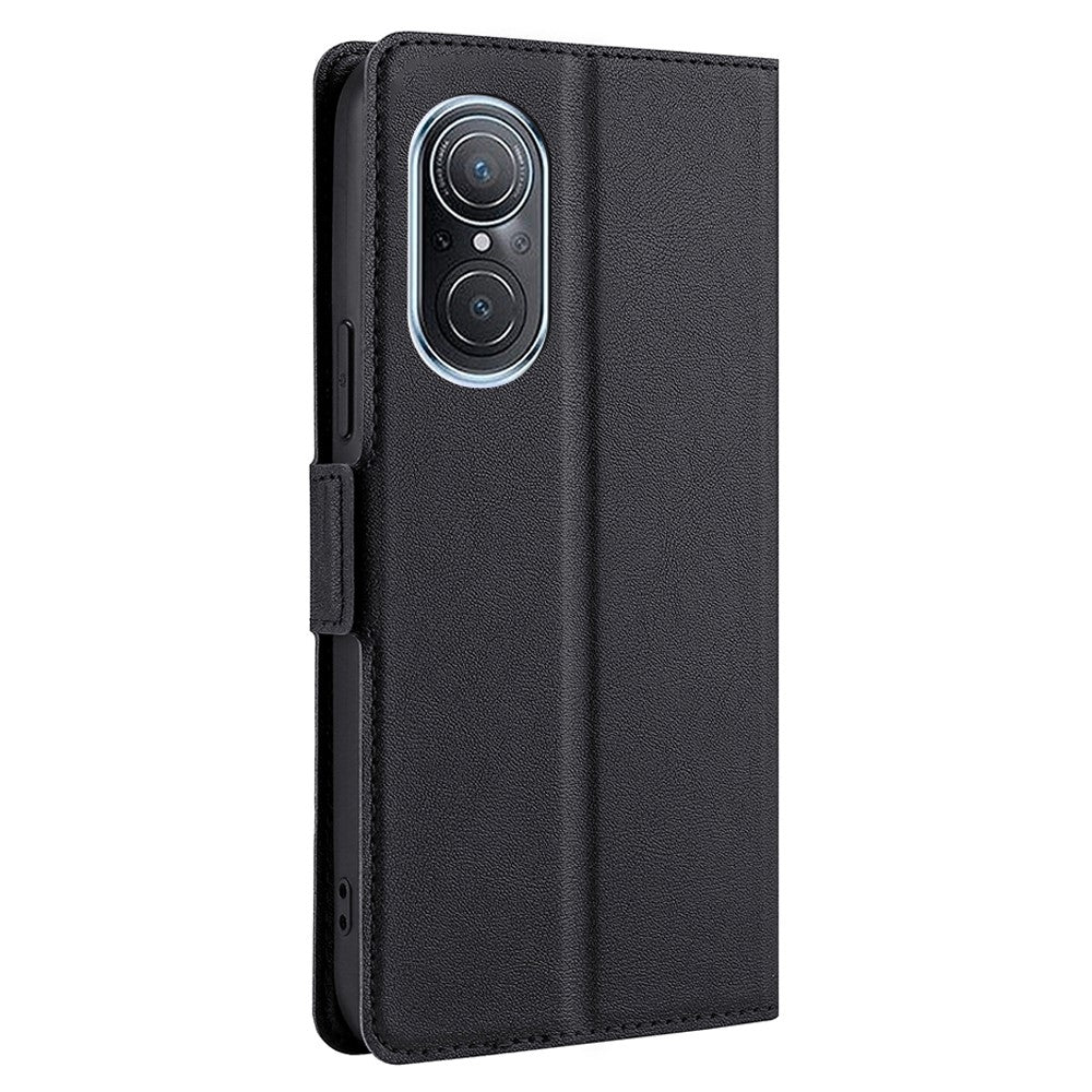 Drop-proof Side Magnetic Clasp Stand Case for Huawei nova 9 SE 4G Ultra-thin PU Leather Phone Cover with Card Holder