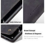 CASEME 013 Series for Huawei P50 Pro PU Leather Drop-proof Phone Case Stand Wallet Magnetic Auto Closing Protective Cover
