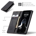 CASEME 013 Series for Huawei P50 Pro PU Leather Drop-proof Phone Case Stand Wallet Magnetic Auto Closing Protective Cover