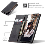 CASEME 013-serien för Huawei P50 plånboksfodral i PU-läder, vikbart stativ, magnetiskt, självabsorberande fällskydd