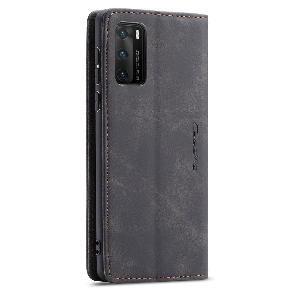 CASEME 013 Series for Huawei P40 Magnetic Auto Closing PU Leather + TPU Wallet Stand Phone Case