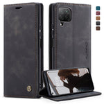 CASEME 013 Series for Huawei P40 lite 4G/Nova 7i/nova 6 SE PU Leather Folio Flip Wallet Cover Adjustable Stand Phone Case