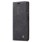 CASEME 013 Series for Huawei P40 lite 4G/Nova 7i/nova 6 SE PU Leather Folio Flip Wallet Cover Adjustable Stand Phone Case