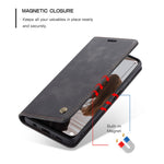 CASEME 013 Series for Huawei P40 lite 4G/Nova 7i/nova 6 SE PU Leather Folio Flip Wallet Cover Adjustable Stand Phone Case