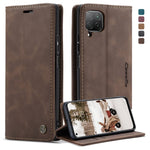CASEME 013 Series for Huawei P40 lite 4G/Nova 7i/nova 6 SE PU Leather Folio Flip Wallet Cover Adjustable Stand Phone Case