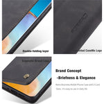 CASEME 013 Series for Huawei P40 Pro Foldable Stand PU Leather Cover Wallet Phone Case