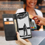 CASEME 013 Series for Huawei P30 Shockproof PU Leather Stand Cover Anti-scratch Wallet Phone Case
