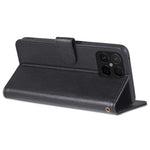 AZNS For Honor X8 4G / X30i Textured Leather Magnetic Protective Book Flip Cover Viewing Stand Wallet Magnetic Cover