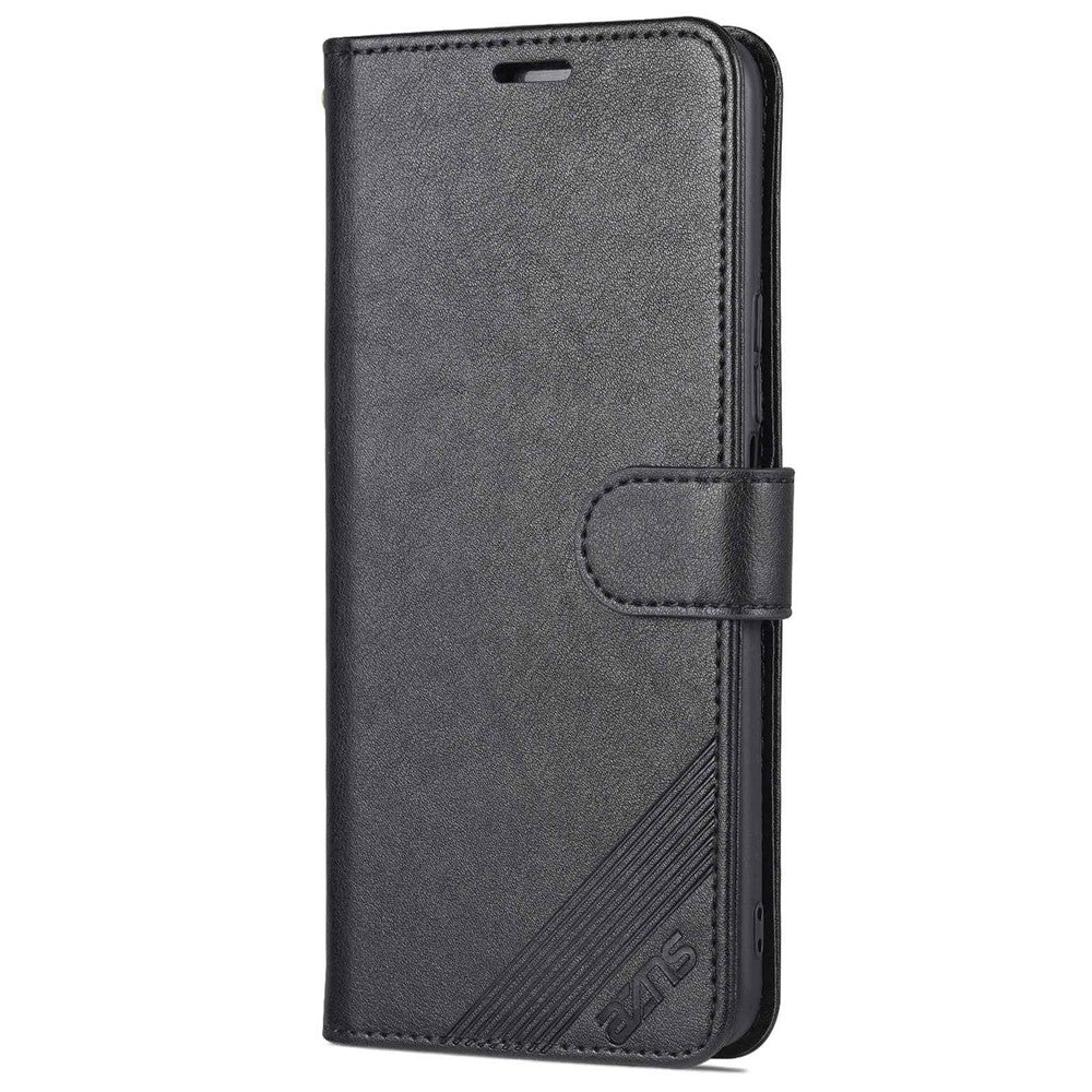 AZNS For Honor X8 4G / X30i Textured Leather Magnetic Protective Book Flip Cover Viewing Stand Wallet Magnetic Cover