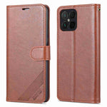 AZNS For Honor X8 4G / X30i Textured Leather Magnetic Protective Book Flip Cover Viewing Stand Wallet Magnetic Cover