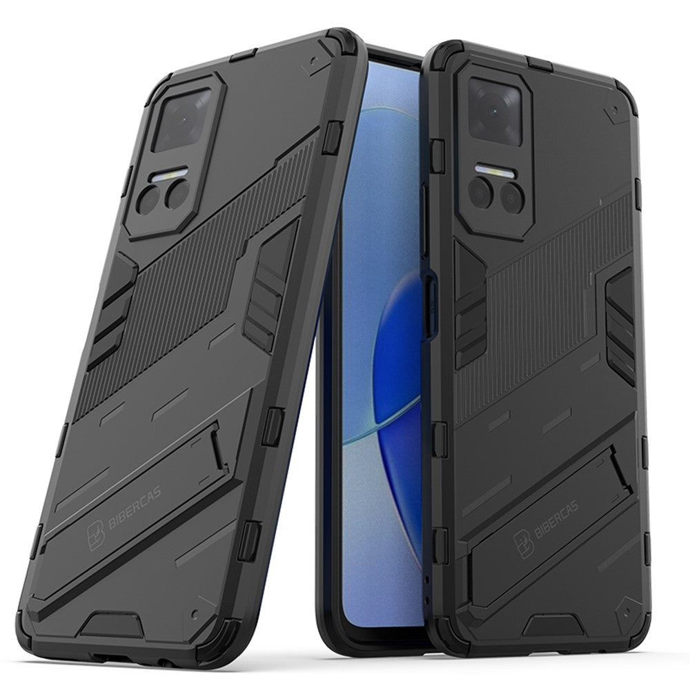 For Honor Play6T 5G PC + TPU Case Cell Phone Protector with Kickstand