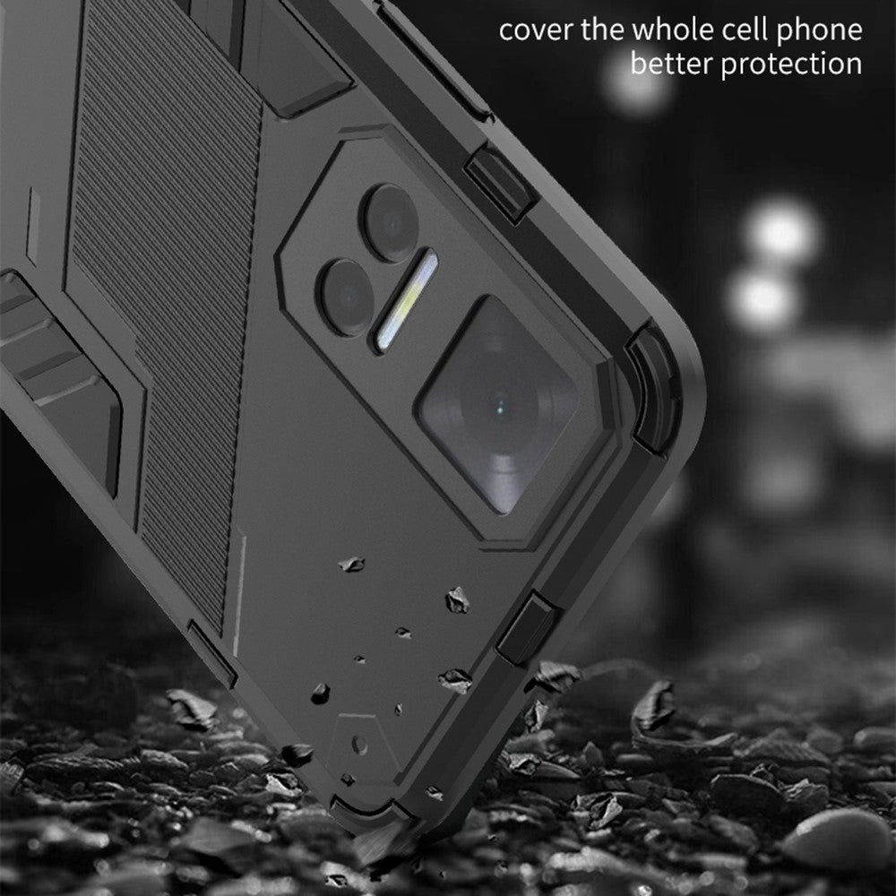 For Honor Play6T 5G PC + TPU Case Cell Phone Protector with Kickstand