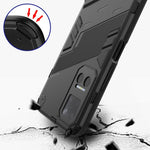 For Honor Play6T 5G PC + TPU Case Cell Phone Protector with Kickstand