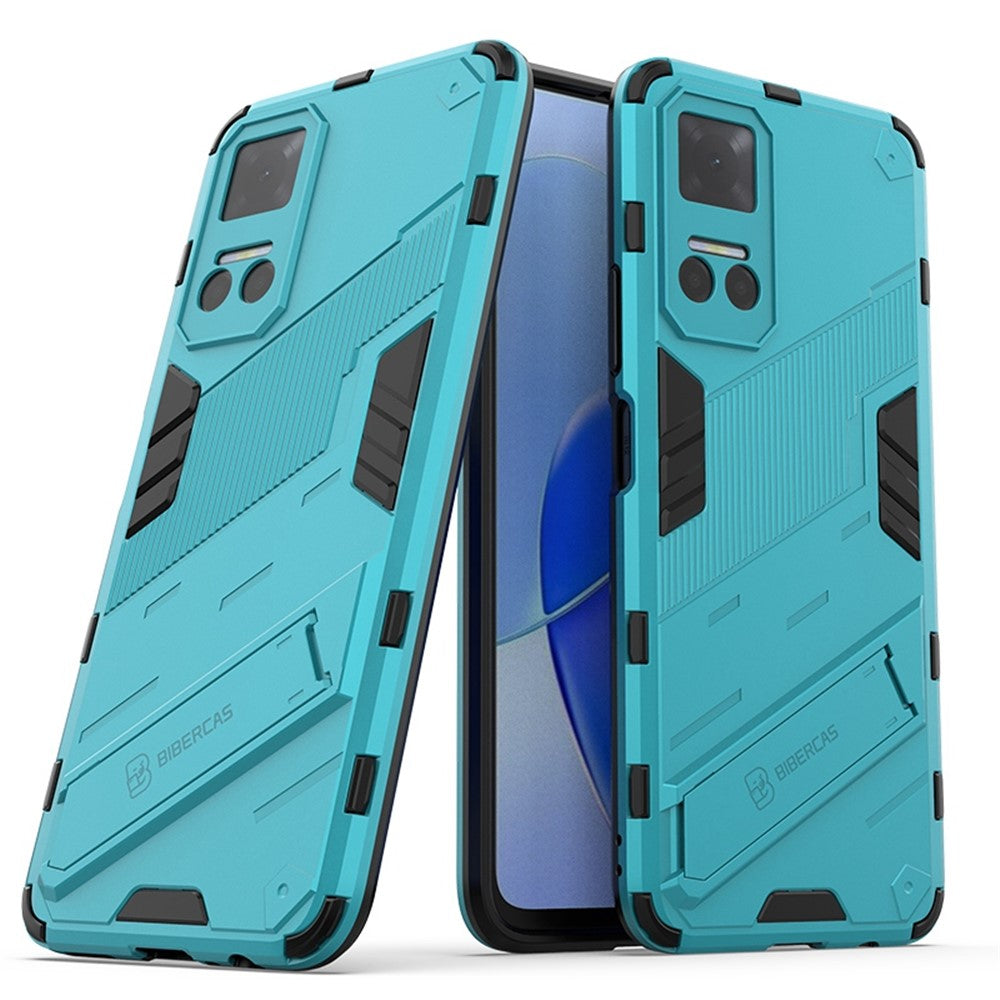 For Honor Play6T 5G PC + TPU Case Cell Phone Protector with Kickstand