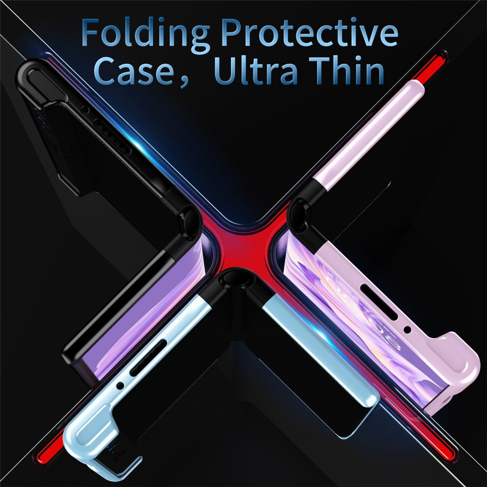 For Huawei Mate Xs 2 Bumper Frame Cover Scratch-Resistant PC +TPU Raised Edge Protection Folding Case