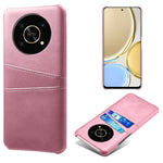 For Honor X30/Magic4 Lite 5G/X9 4G/5G Phone Case with Two Card Slots Wear-resistant PU Leather Coated Hard PC Protector Cover
