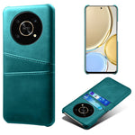 For Honor X30/Magic4 Lite 5G/X9 4G/5G Phone Case with Two Card Slots Wear-resistant PU Leather Coated Hard PC Protector Cover