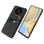 Til Honor Magic4 Lite 5G/X30/X9 4G/X9 5G Dual Card Slots Stof + PC Bagcover Stoftekstur Beskyttende Telefoncover
