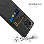 For Honor Play 30 5G Anti-ridse Telefoncover Stoftekstur Stødsikkert Dobbelt Kortpladser PC Beskyttelsescover