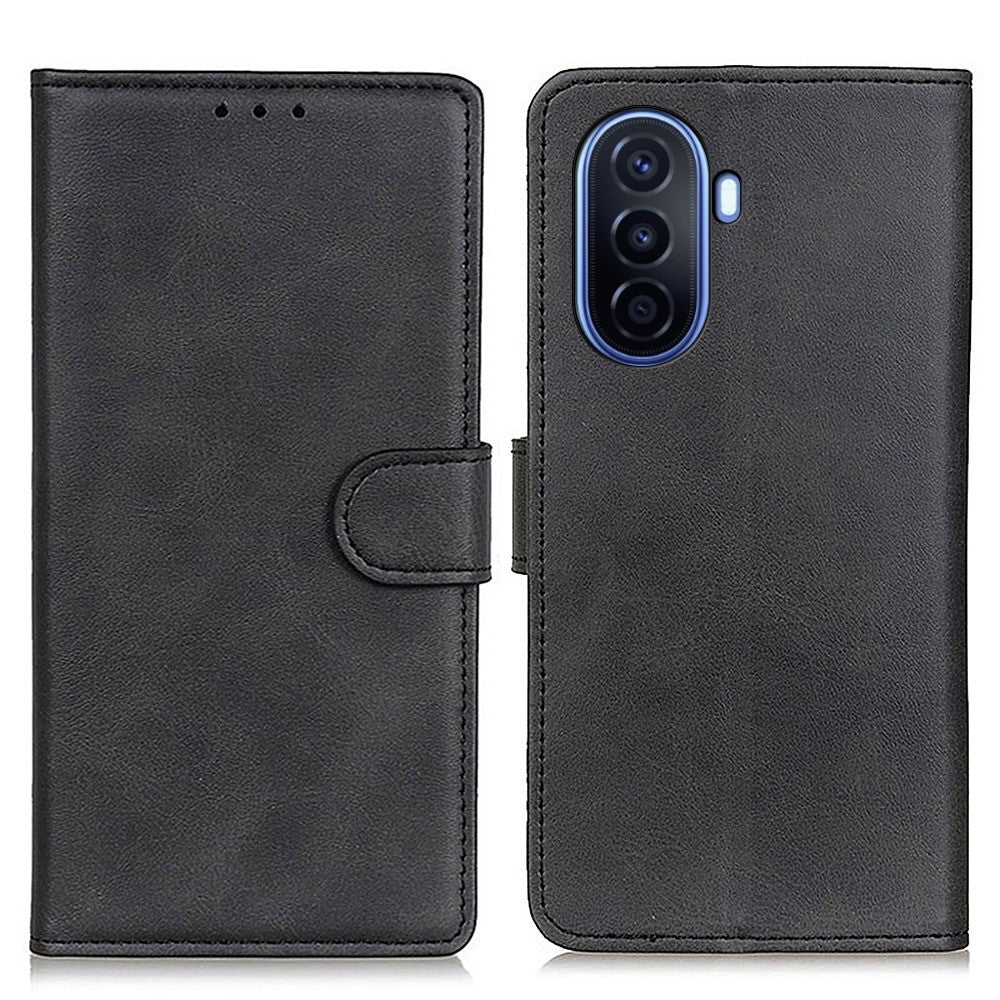 Huawei Nova Y70 Plus/Y70 4G Stötsäkert PU-läderfodral Heltäckande Plånboksskyddande Fodral