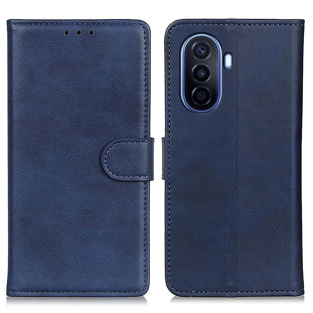 Huawei Nova Y70 Plus/Y70 4G Stötsäkert PU-läderfodral Heltäckande Plånboksskyddande Fodral