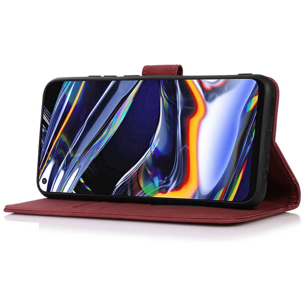 KHAZNEH for Huawei nova Y70 4G/Y70 Plus 4G Textured PU Leather Folio Book Case Magnetic Closure Stand Function Flip Wallet Phone Cover