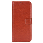 Cover med Crazy Horse-tekstur til Huawei Nova Y70 4G/Nova Y70 Plus 4G, stativtegnebøge, PU-læder, ridsefast mobilcover