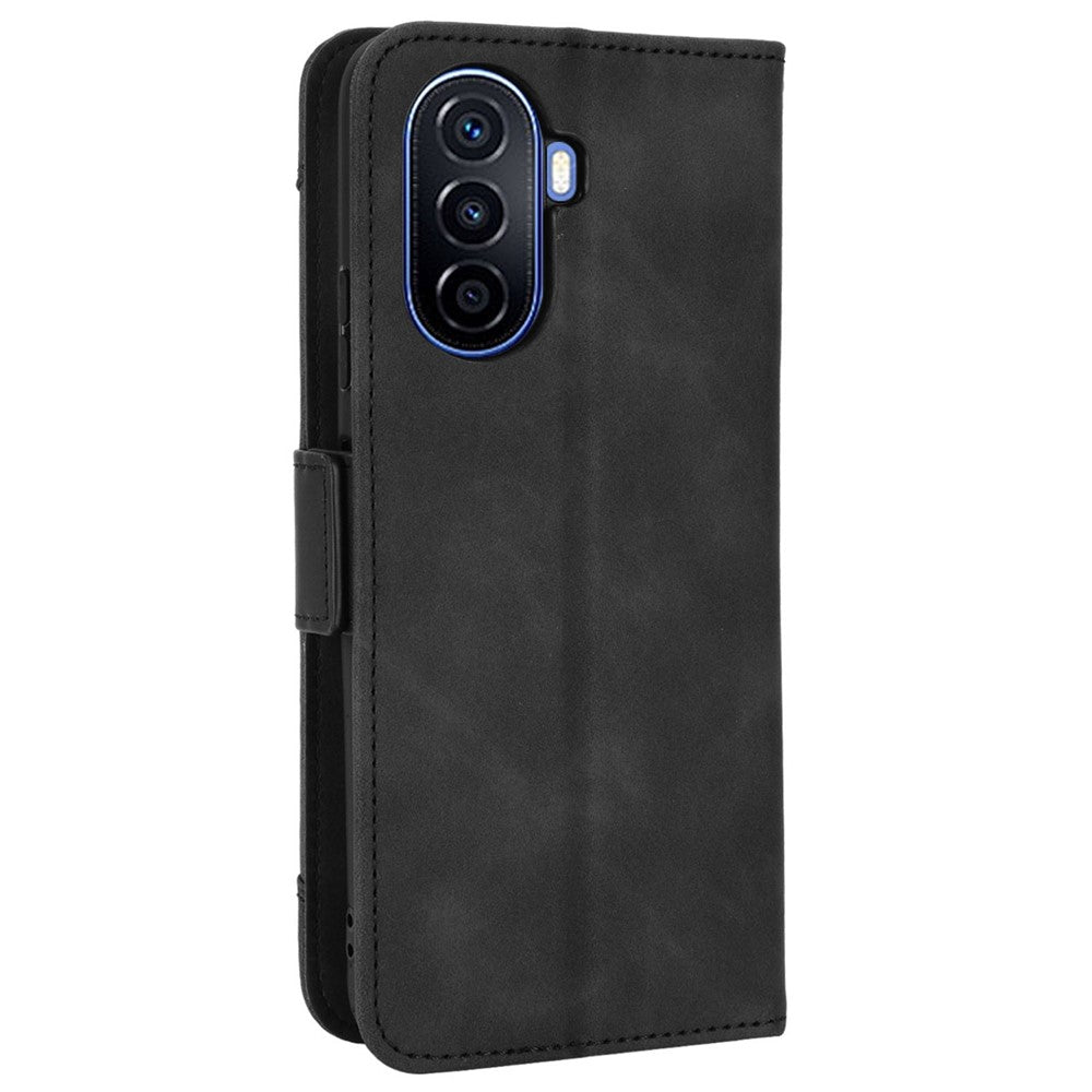 Huawei Nova Y70 4G/Nova Y70 Plus 4G, slitstarkt PU-läderfodral, plånboksfodral, stötdämpande mobilfodral med flera kortplatser.