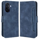 Huawei Nova Y70 4G/Nova Y70 Plus 4G, slitstarkt PU-läderfodral, plånboksfodral, stötdämpande mobilfodral med flera kortplatser.