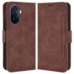 Huawei Nova Y70 4G/Nova Y70 Plus 4G, slitstarkt PU-läderfodral, plånboksfodral, stötdämpande mobilfodral med flera kortplatser.