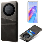 For Honor X40 5G / X9a 5G / Magic5 Lite 5G PU Leather Coated Hard PC Hybrid Phone Case Shockproof Anti-Scratch Dual Card Slots Cover