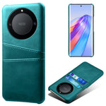 For Honor X40 5G / X9a 5G / Magic5 Lite 5G PU Leather Coated Hard PC Hybrid Phone Case Shockproof Anti-Scratch Dual Card Slots Cover