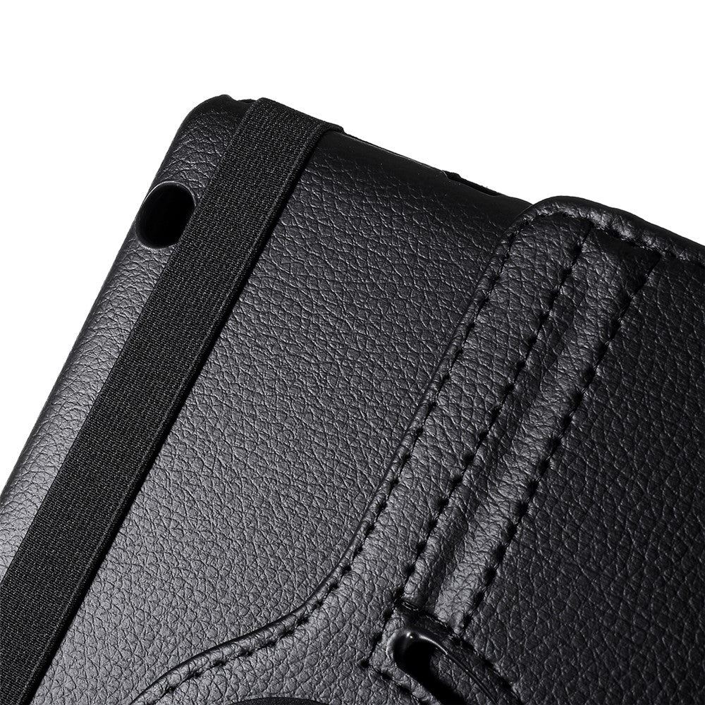 For Huawei MediaPad T3 10 Litchi Skin Leather 360 Degree Rotary Stand Multi-Angle Support Tablet Case